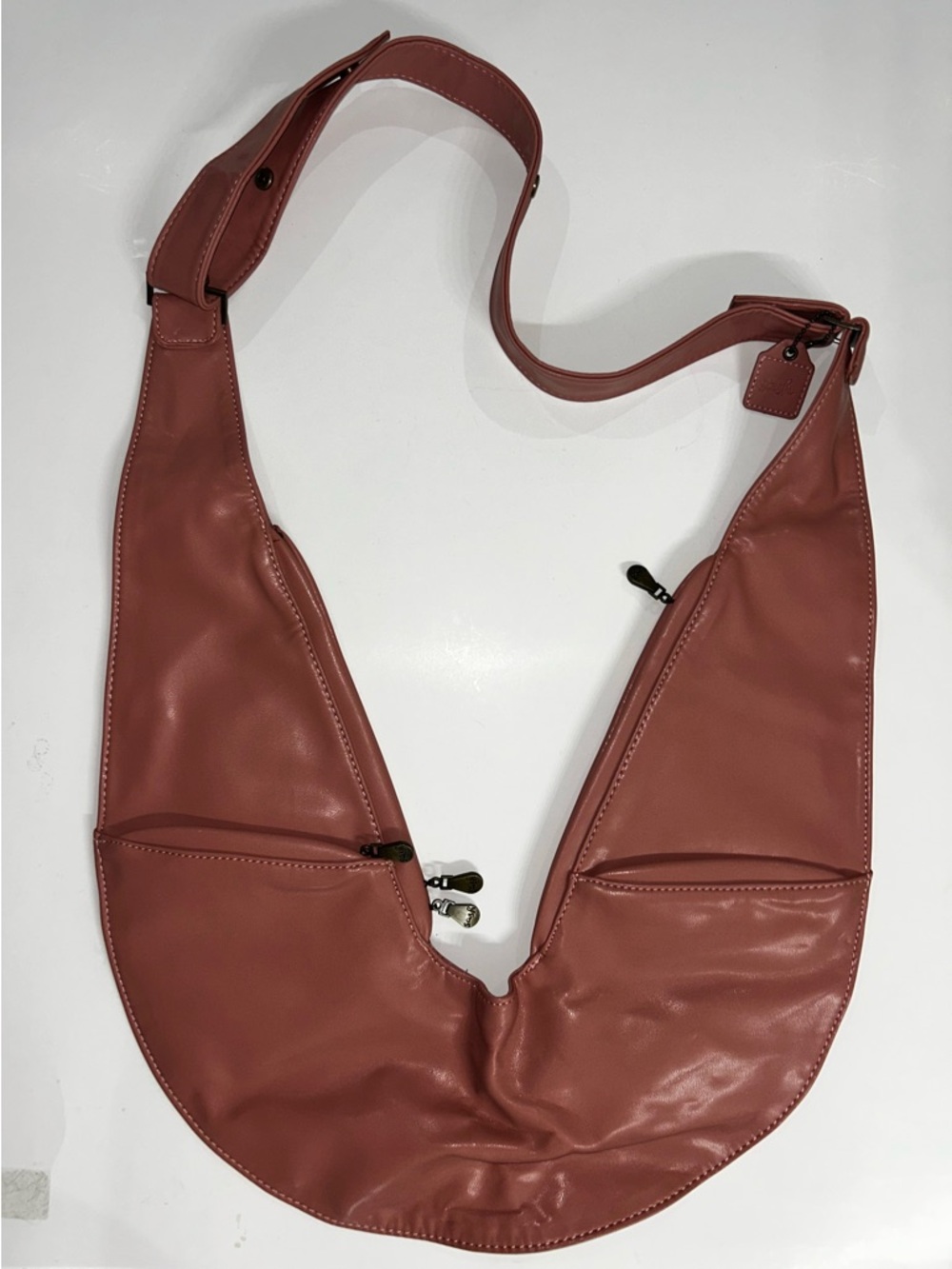 Sash Crossbody Bag in Dusty Rose